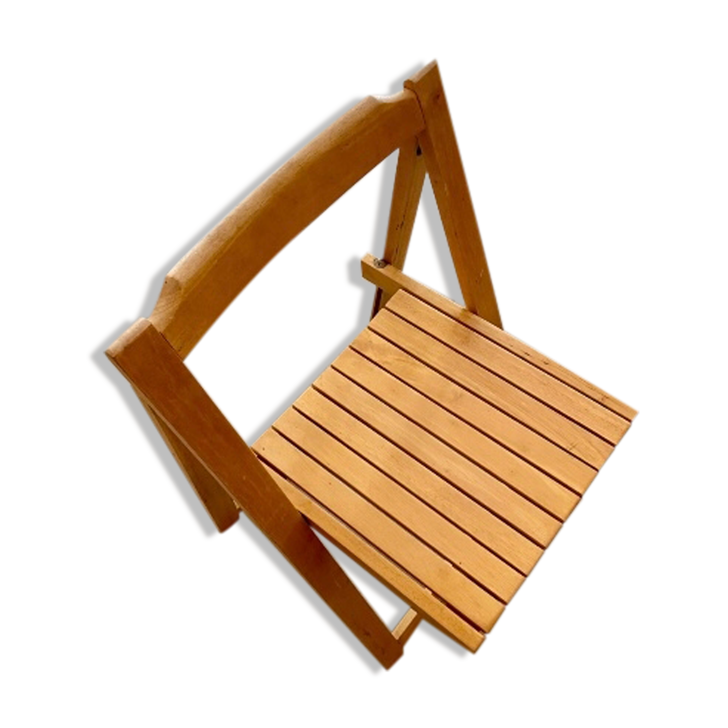 Chaise pliante en bois
