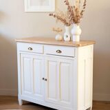 Renovated solid wood Parisian buffet
