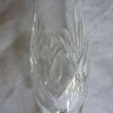 5 flutes with cut crystal champagne