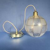 Vintage 60s portable pendant lamps from France - newly electrified