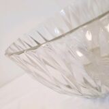 Glass bowl thick diamond pattern 70s