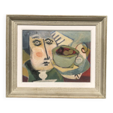 Cubist painting