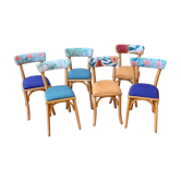 Suite of 6 vintage chairs