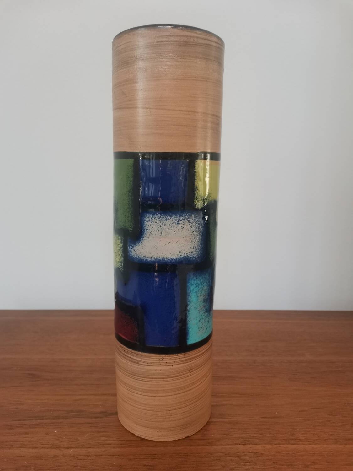 Vase en céramique Bitossi du milieu du siècle par Aldo Londi – Italie, modèle 837597,