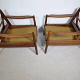 Mid-Century Design Teak Lounge Chairs from Denmark, Set of 2, 1960s