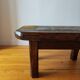 Brutalist coffee table made of solid wood – Handcrafted – 1960s-70s