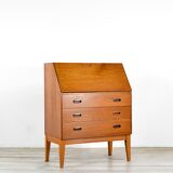 Midcentury Bureau / Desk / Cabinet In Teak. Vintage / Modern / Danish Style