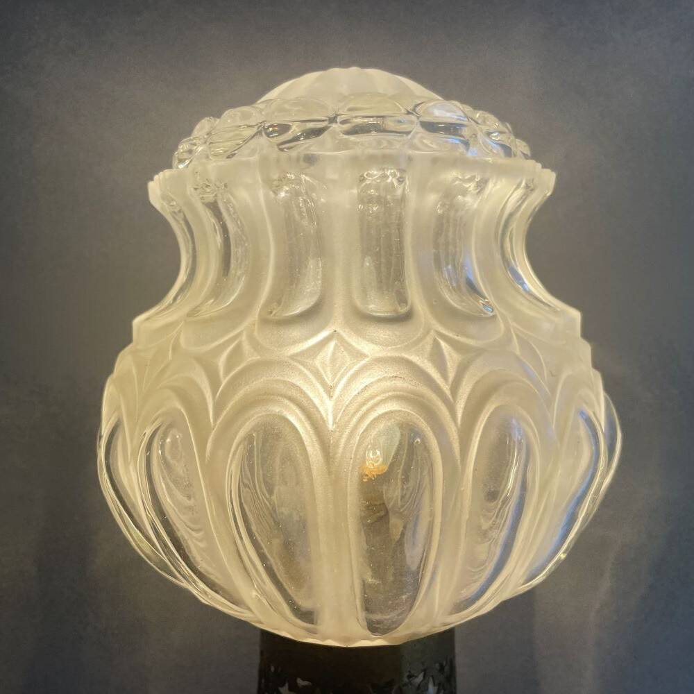 Lampe de table en marbre de style Art Déco