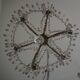 Napoleon III chandelier with crystal pendants, signed Portieux, 19th century.