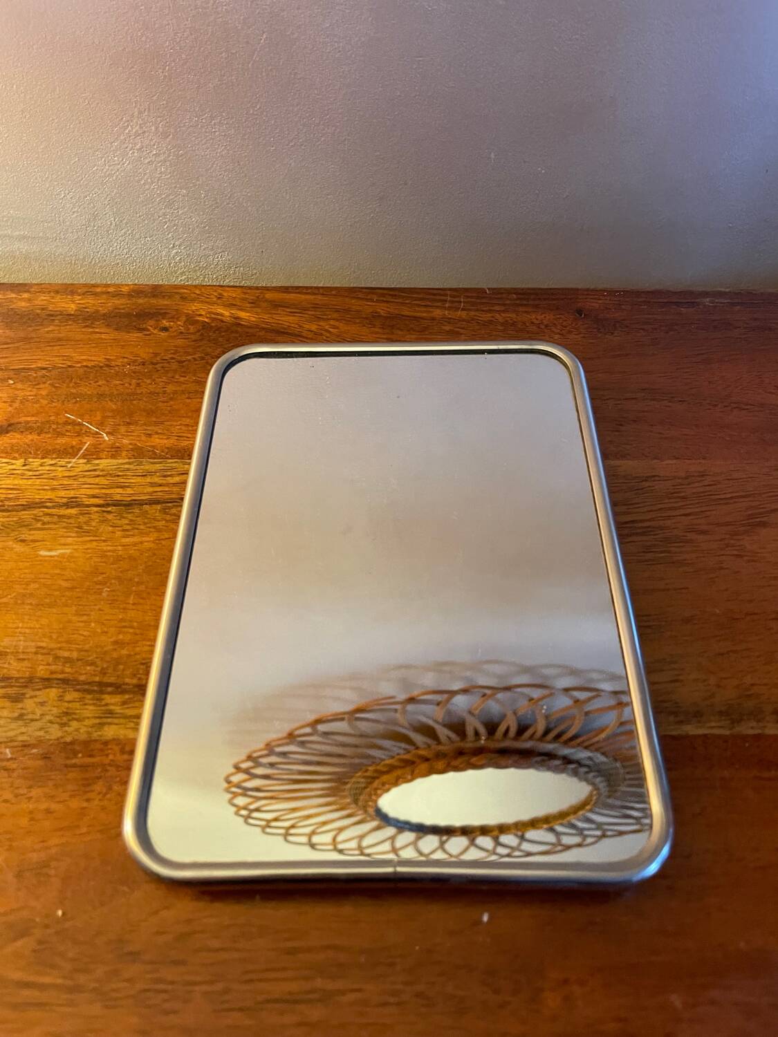 Small barber's mirror