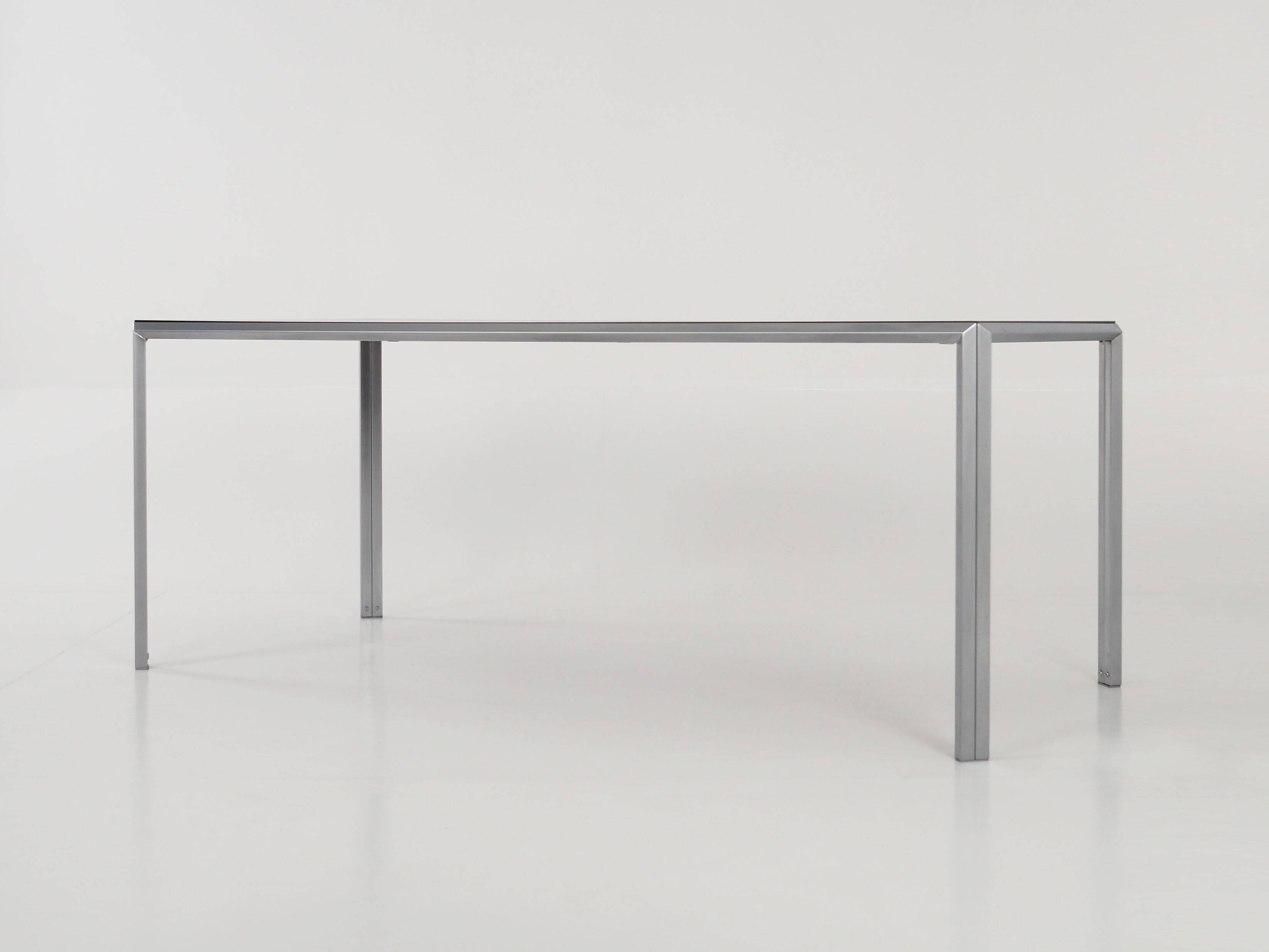 Aluminium desk, Scandinavian design, 1980s, manufacture: Montana Furniture