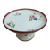 Antique compote dish Sarreguemines – Strasbourg model – floral decoration