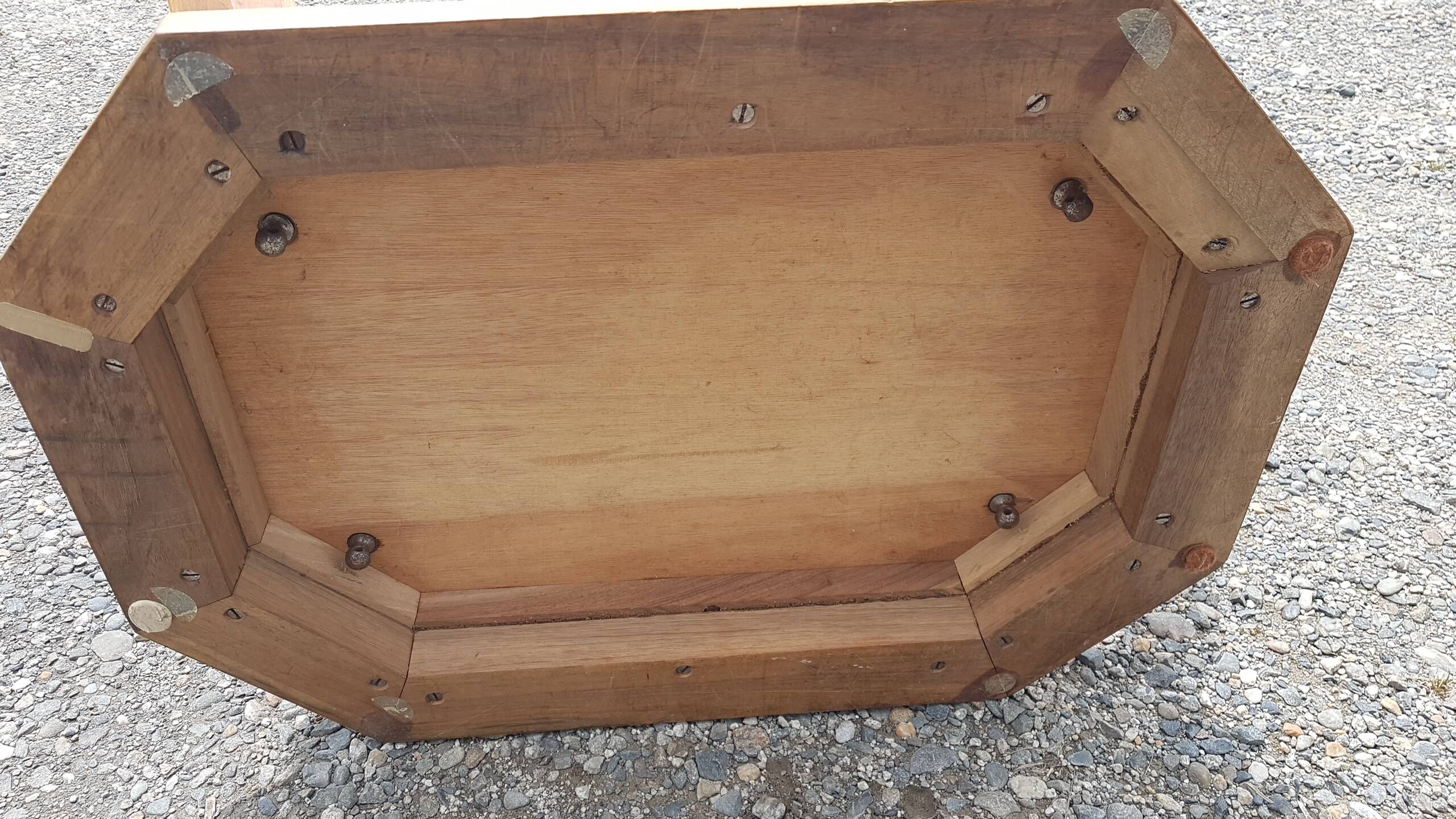 Beautiful Art Deco table in branded wood