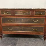 Chest of drawers Louis XVI XIX marble