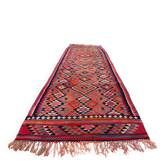 Narrow kilim runner 83x255 cm shabby chic, vintage Turkish kelim 2571