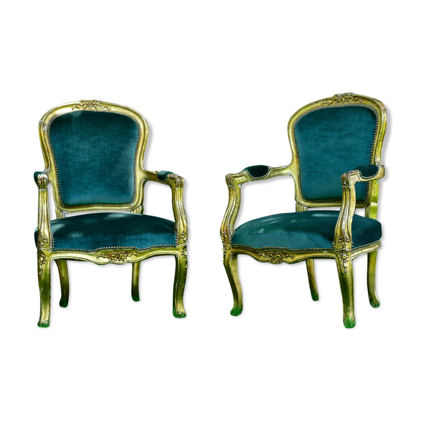 Fauteuils bergères Louis XV