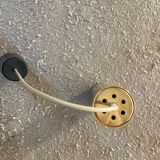 Vintage brass tube pendant light