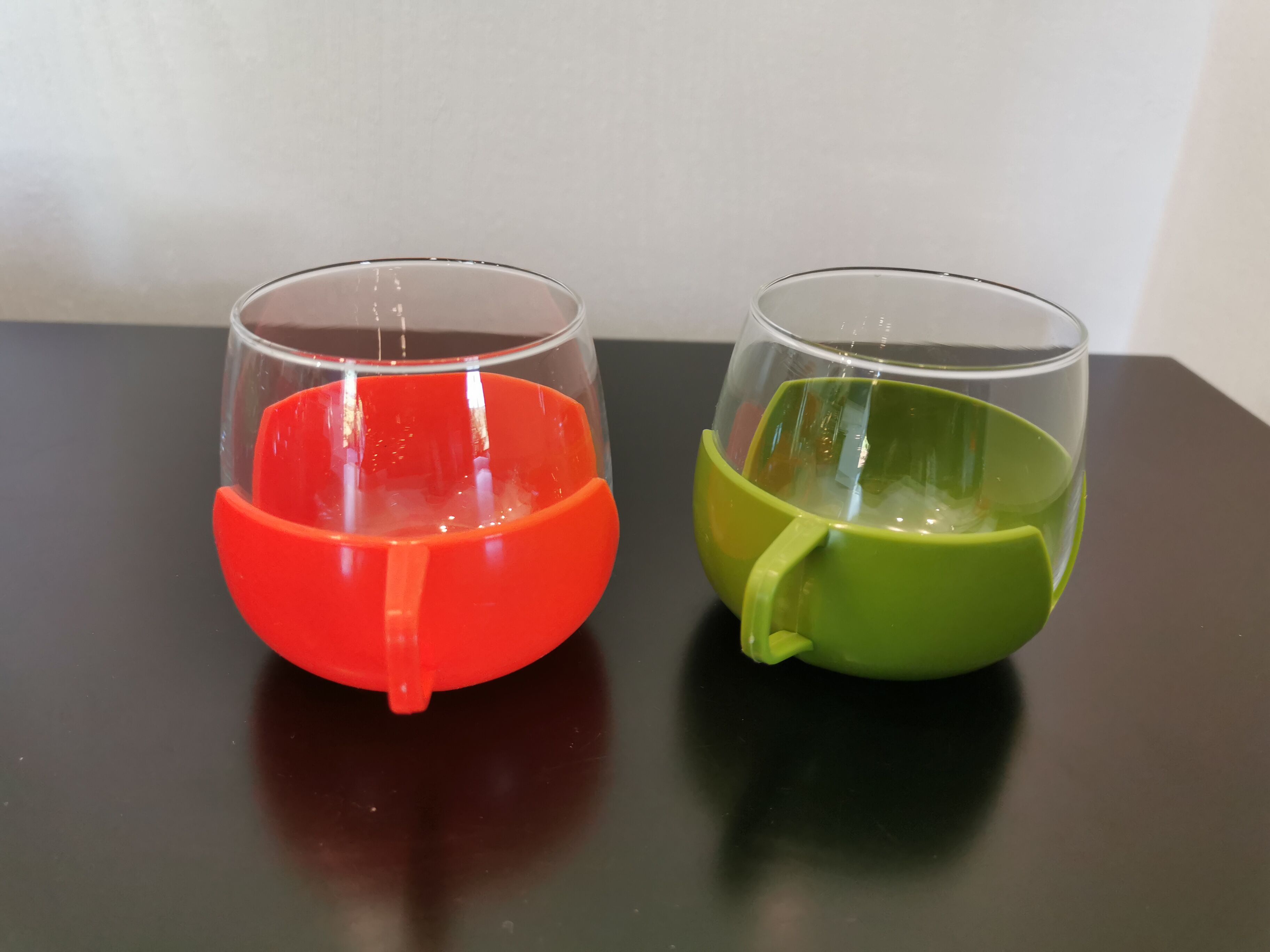 Lot de 6 verres années 70