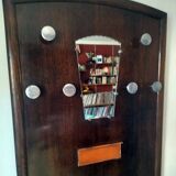 Art deco wall-mounted locker room