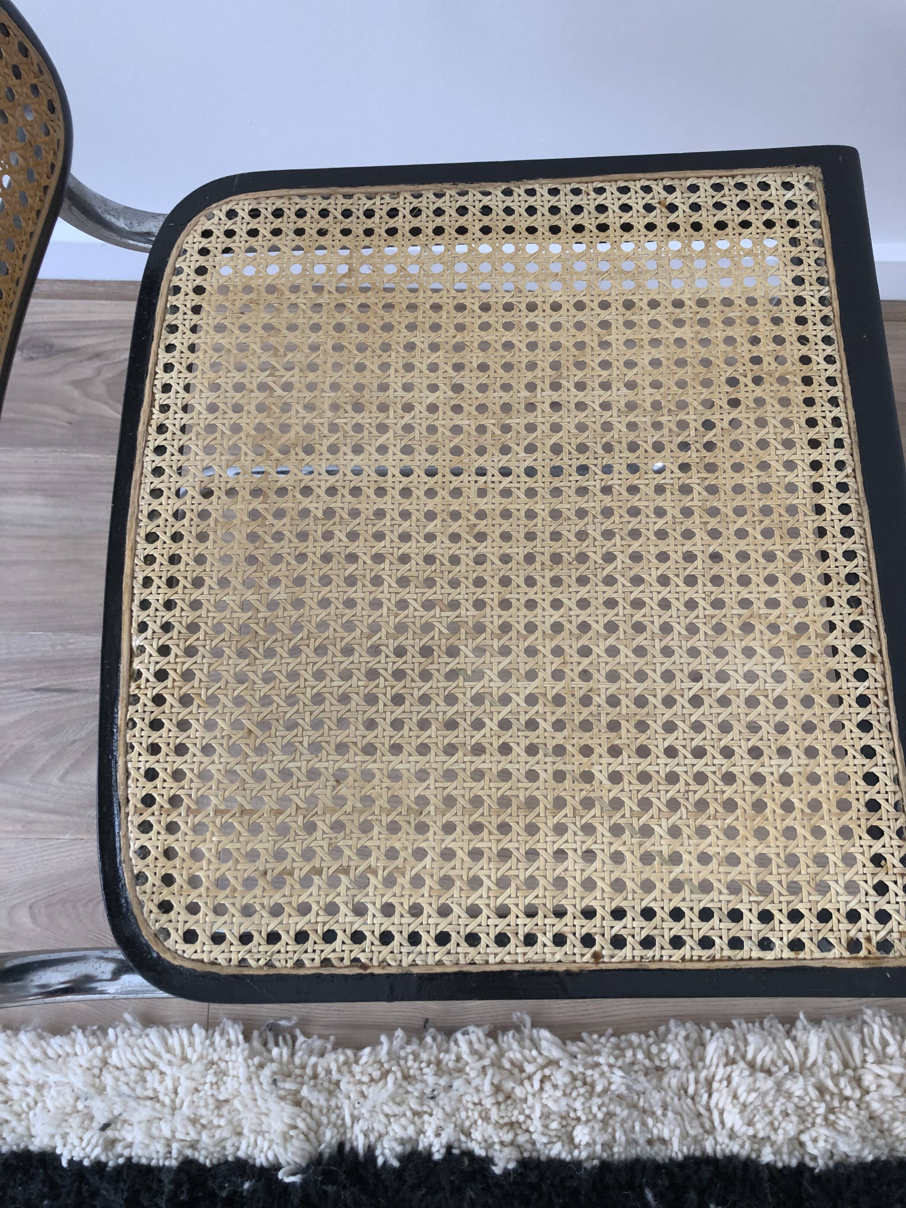 Marcel Breuer Cesca B32 black chair