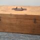 Large antique wooden box