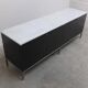 Freestanding black & marble credenza by Florence Knoll for Knoll, 1961