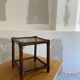 Vintage rattan side table