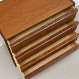 Danish Teak Chest of Drawers by Hanbjerg, 1960s