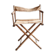 Fauteuil vintage pliant en rotin