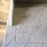 White marble toilet furniture