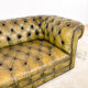 Old vintage leather chesterfield sofa