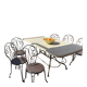 Ensemble table+6 chaises