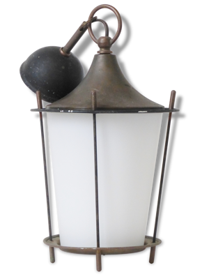 Suspension en verre opalin