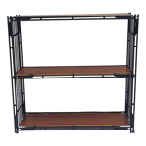 Vintage modular shelf with installation or wall Multistrux of Multimeuble lacquered steel, 1960