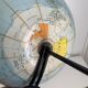 Vintage 1960 terrestrial globe by Girard Barrère - 33 cm