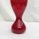 Vase en verre couleur rouge vintage