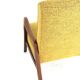 Knicos armchair in teak with yellow upholstery - very rare dutch design