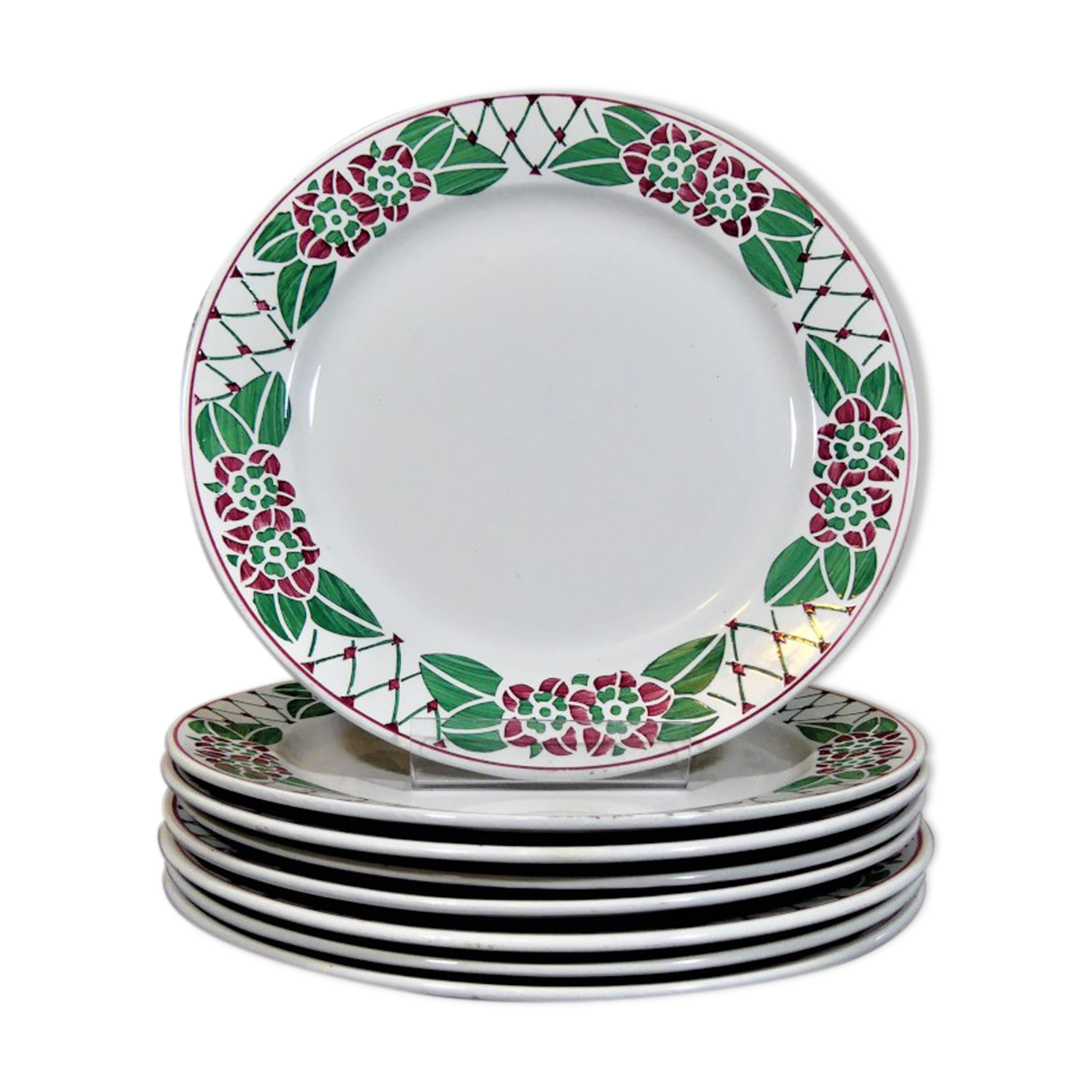 Sarreguemines plates Turbigo model - Old plates