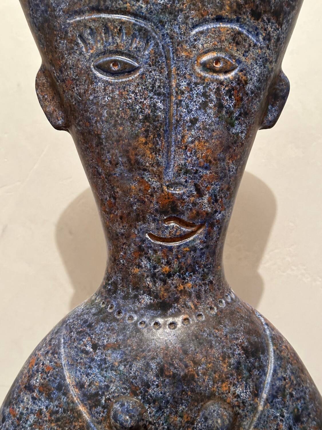 Sculptural vase by Bernard Buffat