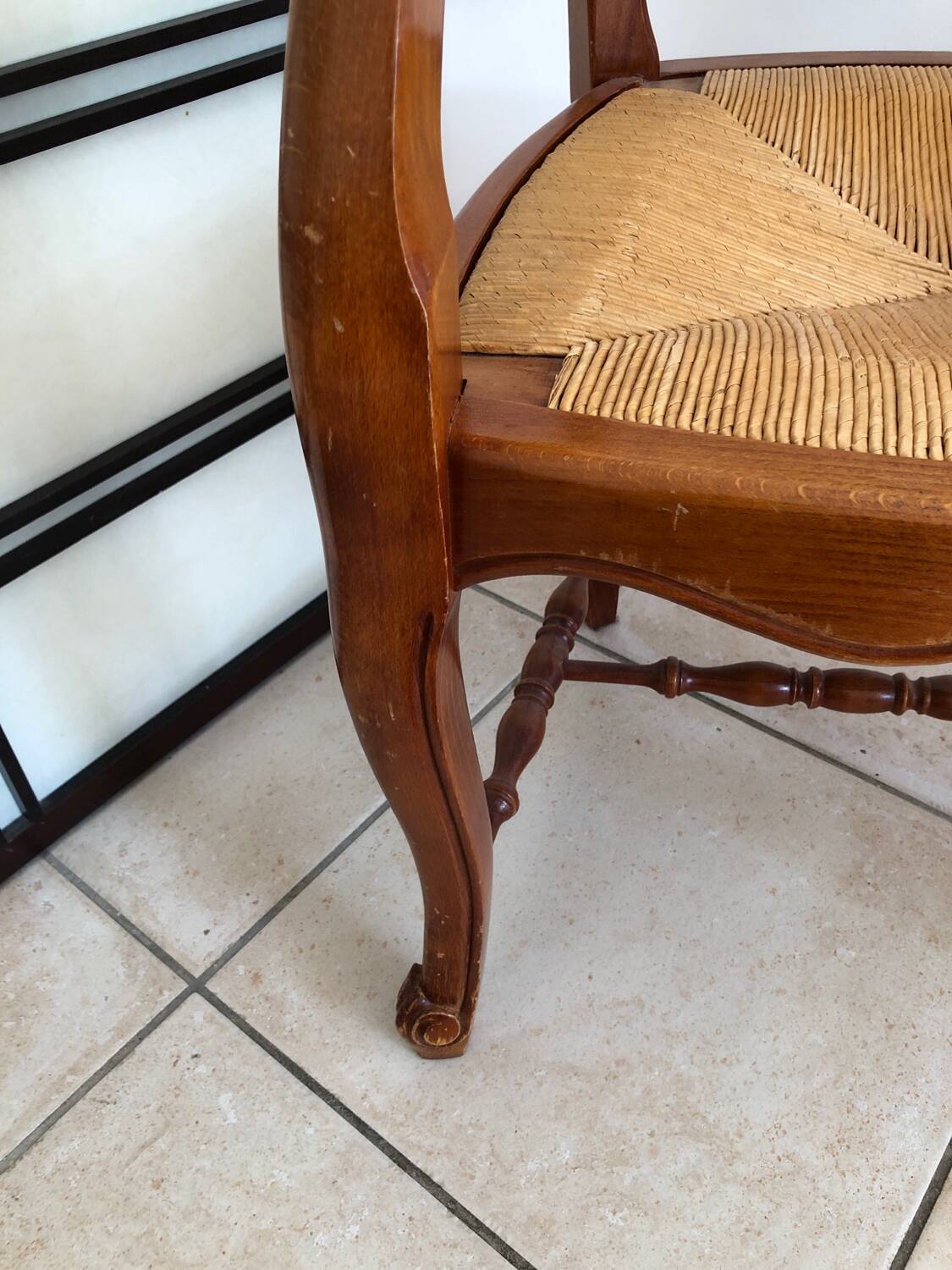 Fauteuil provençal ancien