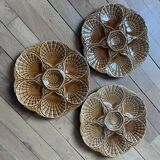 3 oyster plates from Sarreguemines 250907