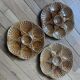 3 assiettes à huitres de Sarreguemines 250907