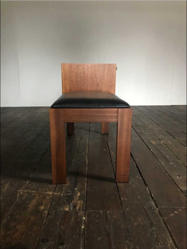 Teak phone bench