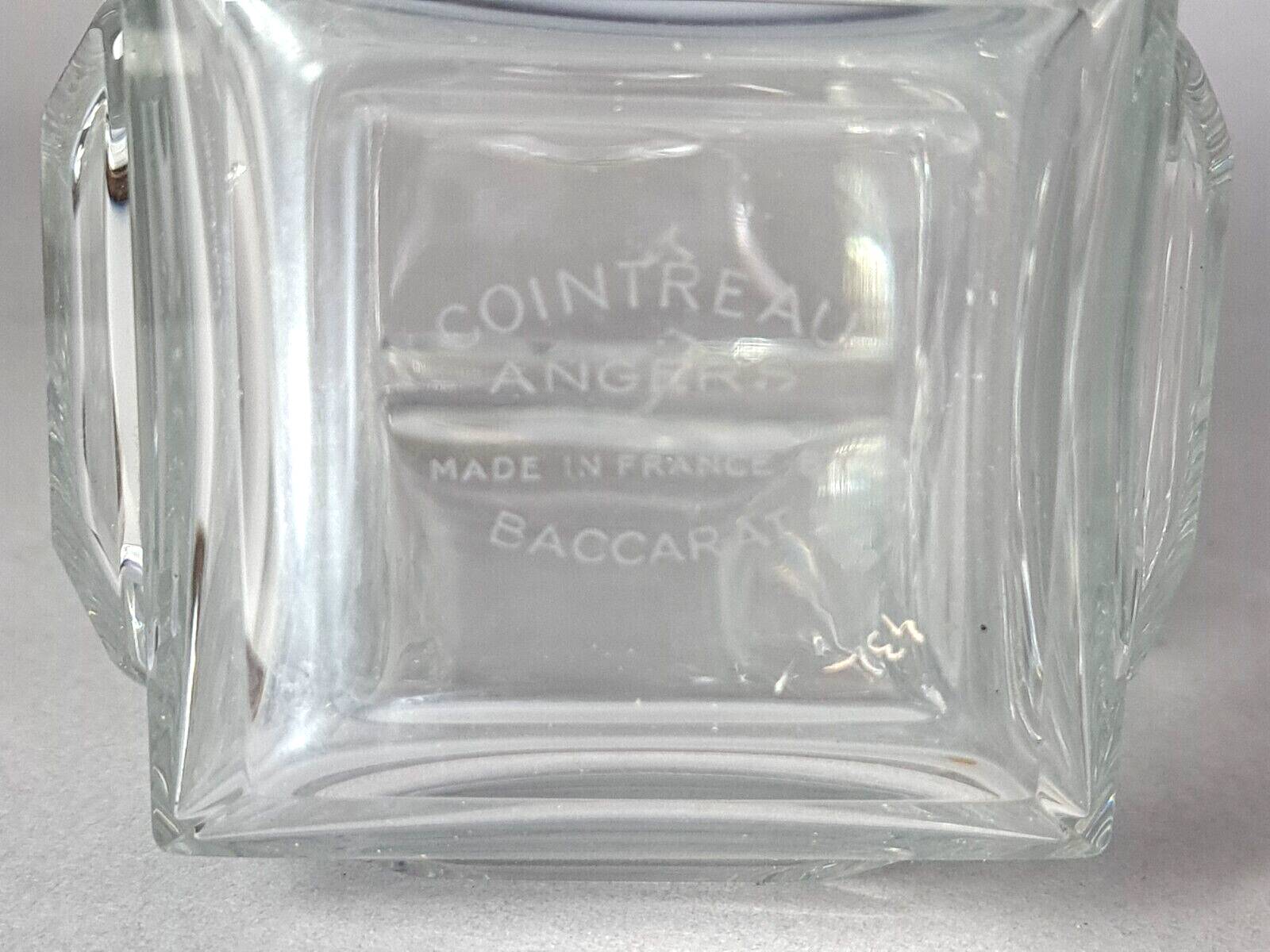 Baccarat bottle for Cointreau - Angers crystal Art Deco style SB190