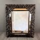 Grand miroir en bois sculpté, style baroque, xixe siècle