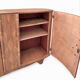 Art Deco curved walnut buffet with marquetry, 1930s