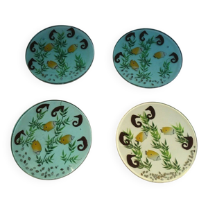 suite de 4 plateaux en