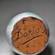 Handcrafted enamelled terracotta water jar signed