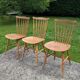 3 chaises Tacoma réservées pour "poppe"