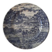 12 assiettes plates  anglaise